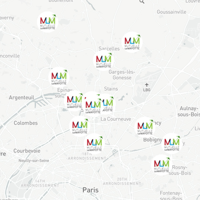 carte établissement Mutuelle de la Mayotte